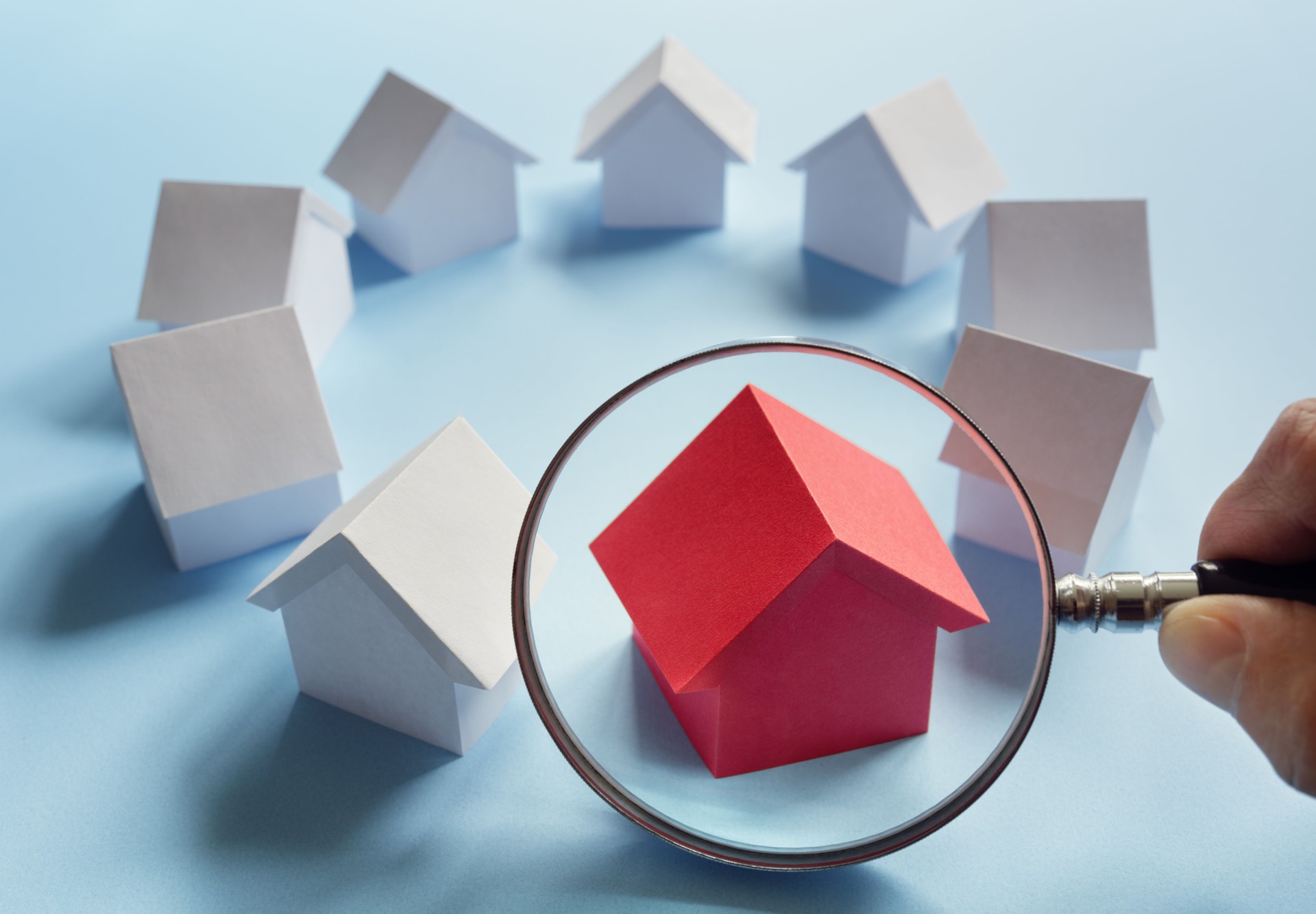 Auf der Suche nach Immobilien, Haus oder neues Zuhause